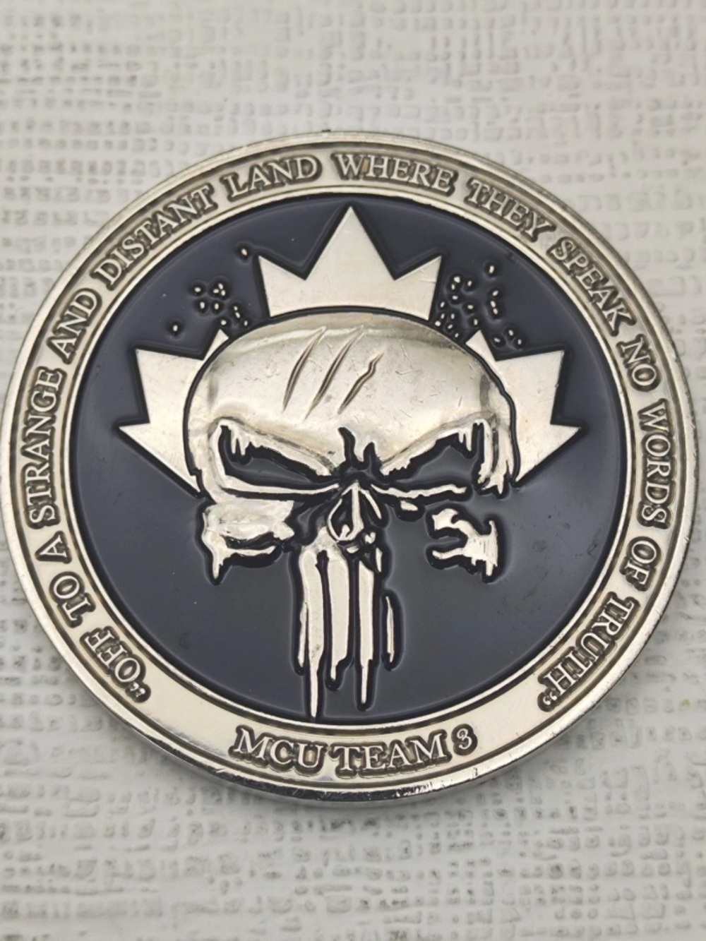 Royal Canadian Mounted Police MCU (Major Crimes Unit) Team 3 Challenge Coin